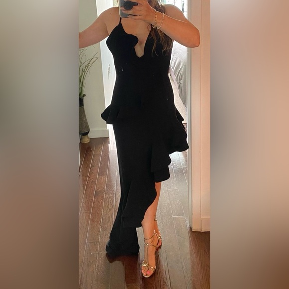 Lovers + Friends Black Asymmetrical Dress Size M - Picture 4 of 4